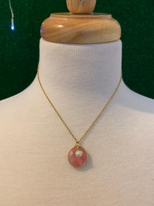 Rose Quart Necklace